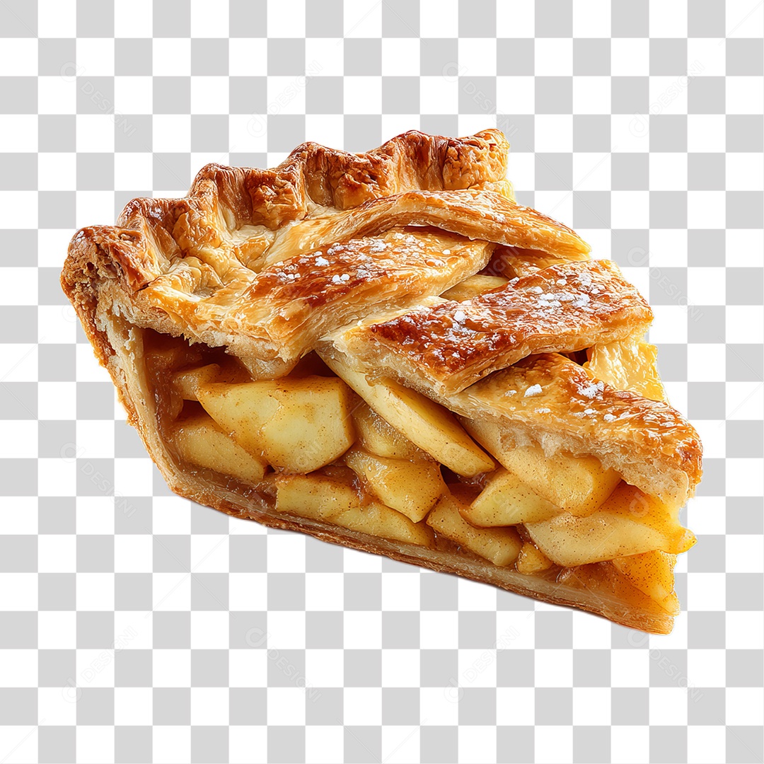 Torta de Maçã PNG Transparente