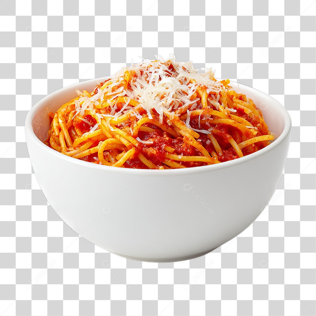 Vasilha com Macarronada PNG Transparente