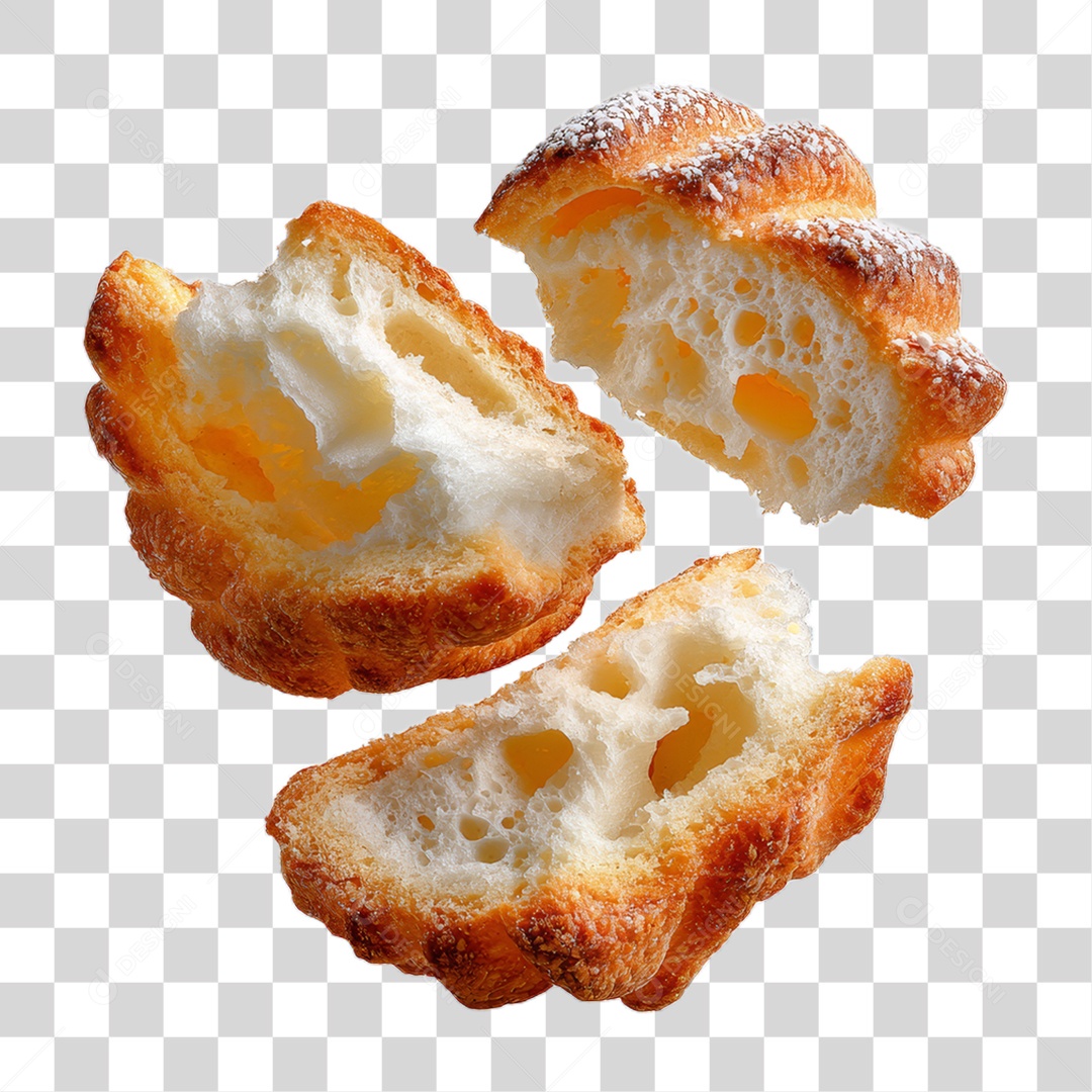 Pedaço de Rosca PNG Transparente