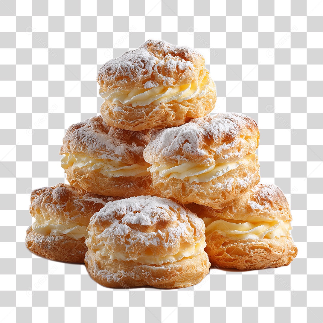Pão de Queijo PNG Transparente