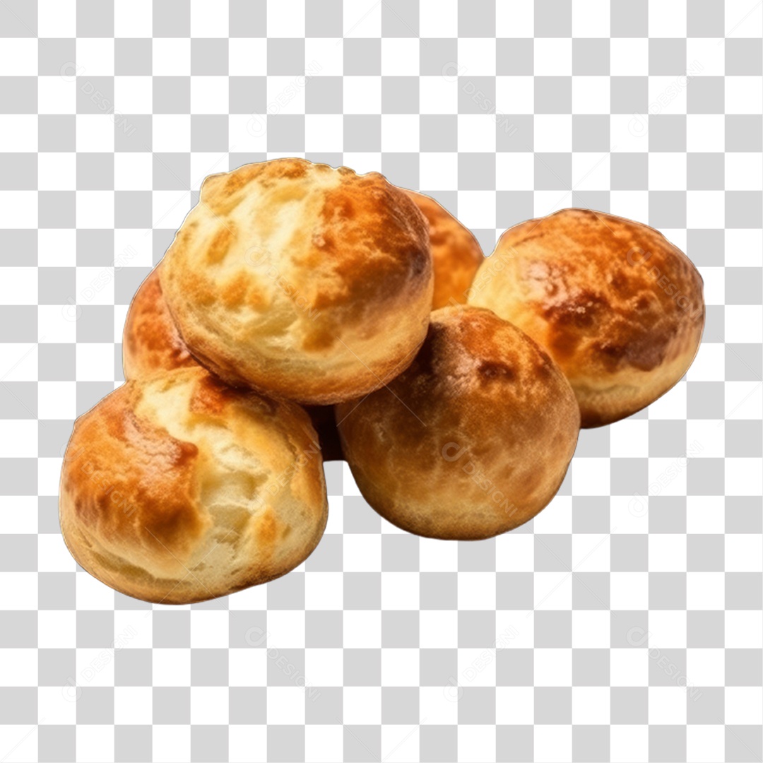 Pão de Queijo PNG Transparente