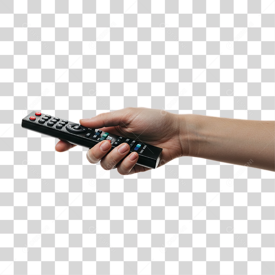 Mão com Controle PNG Transparente