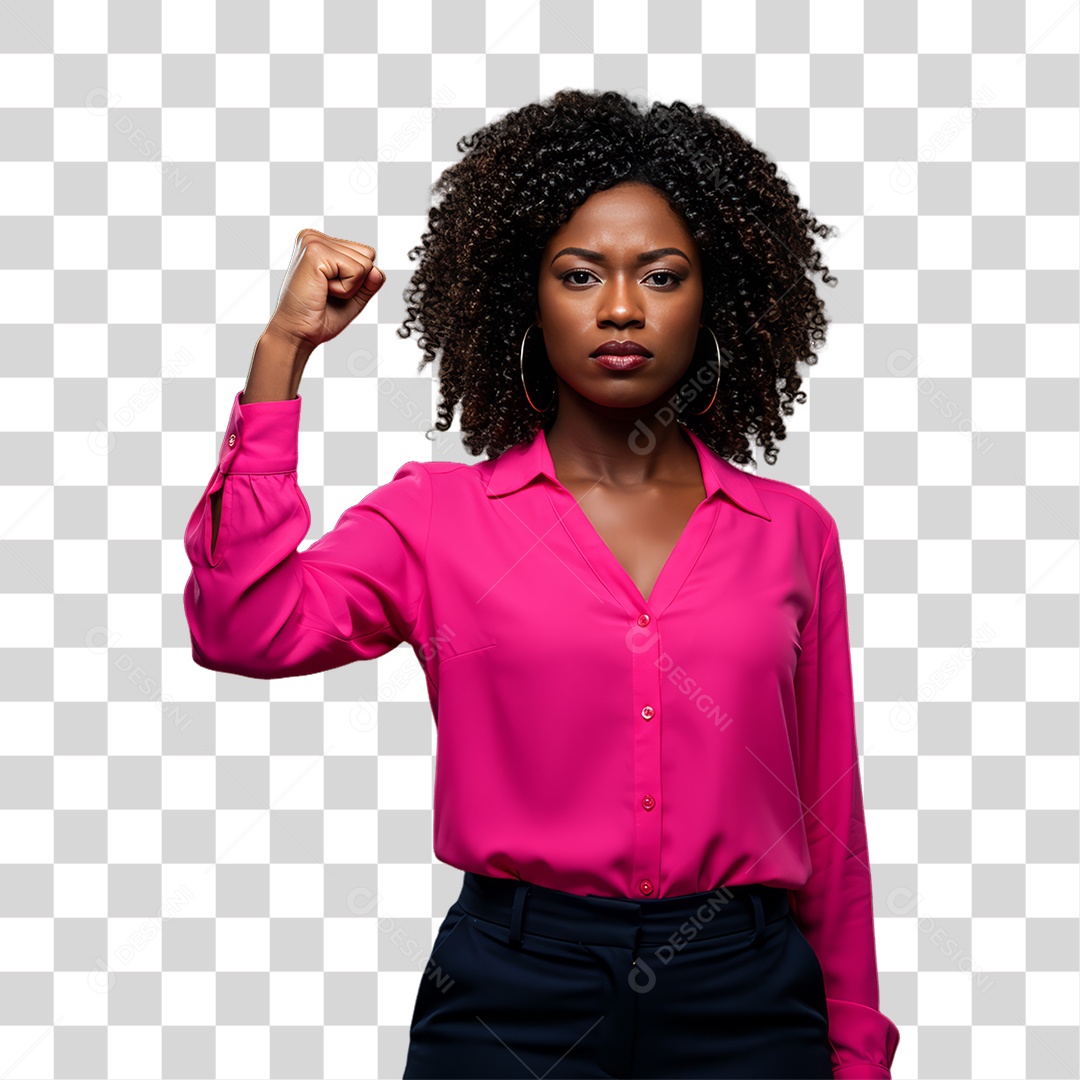 Mulher de Rosa Outubro Rosa Mês de Conscientização PNG Transparente