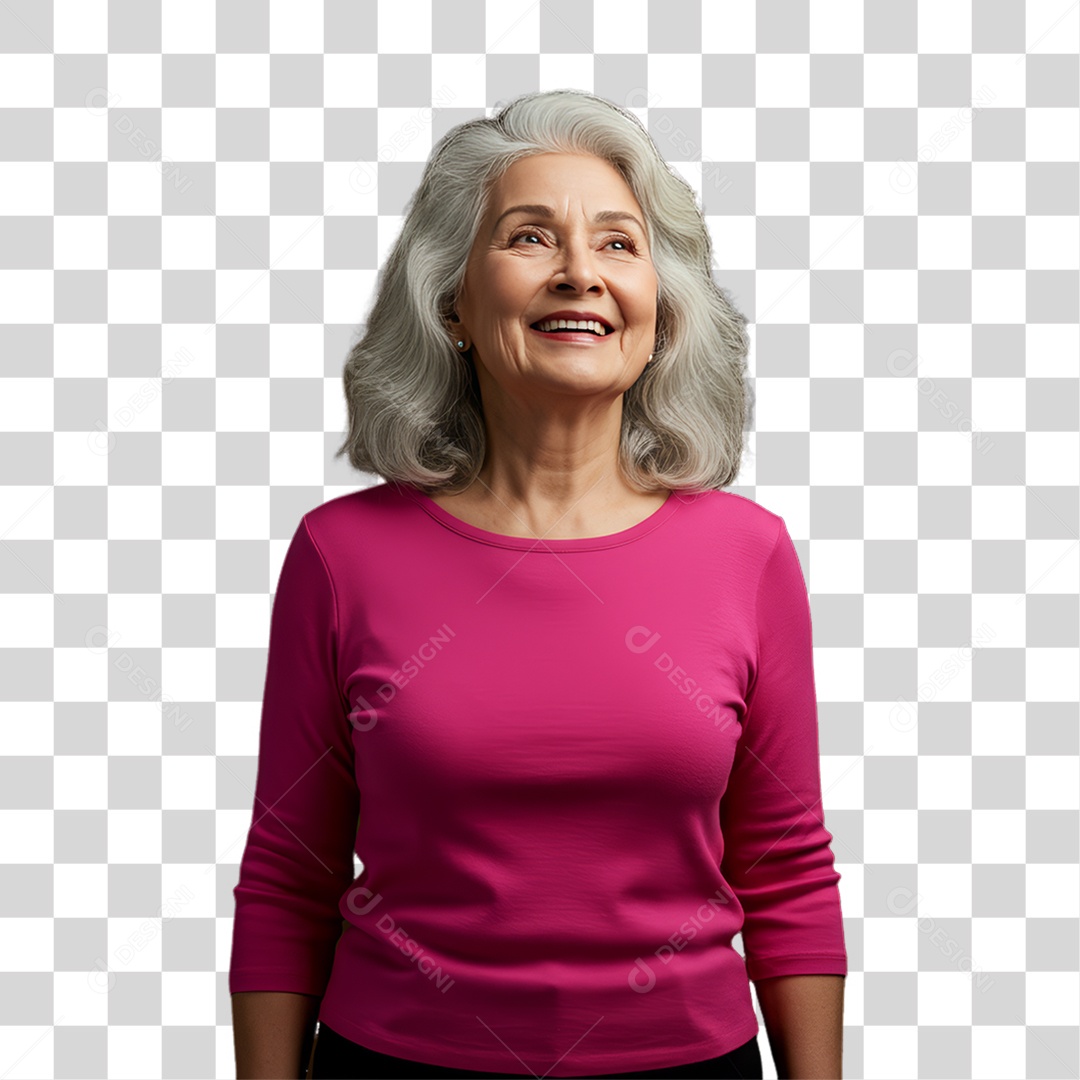 Mulher de Rosa Outubro Rosa Mês de Conscientização PNG Transparente