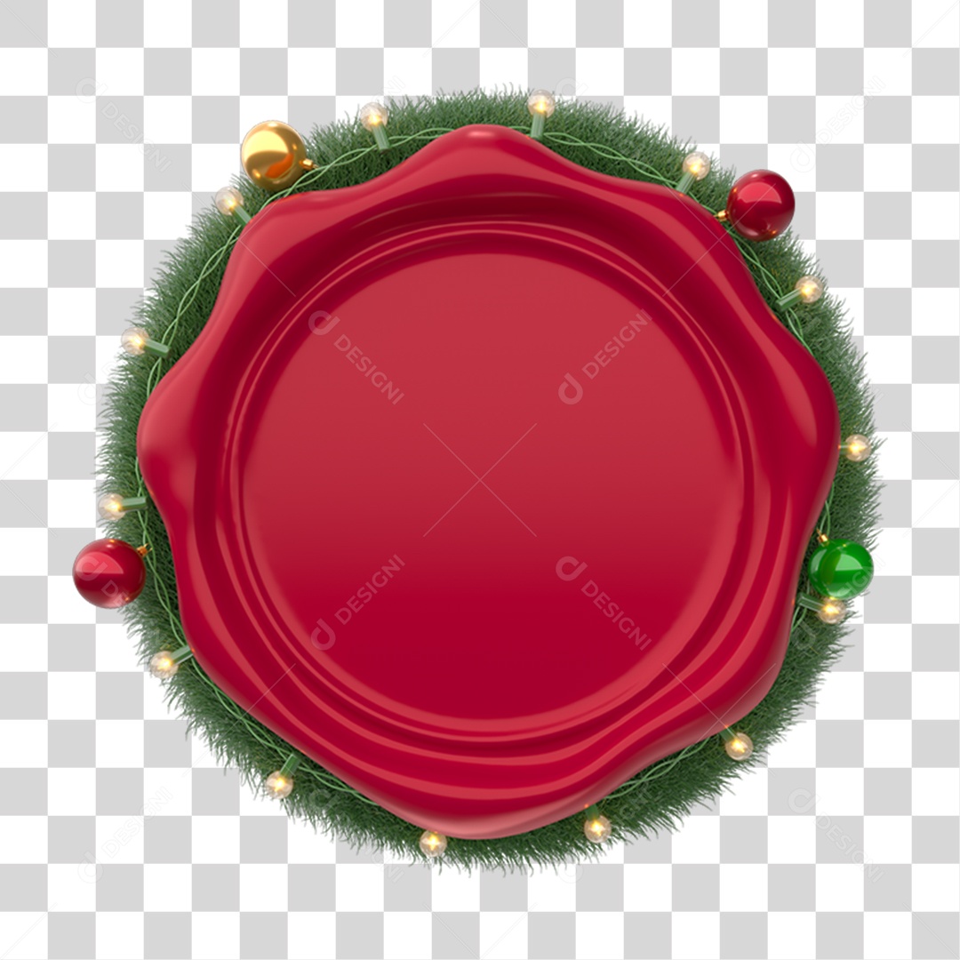 Placa Redonda PNG Transparente