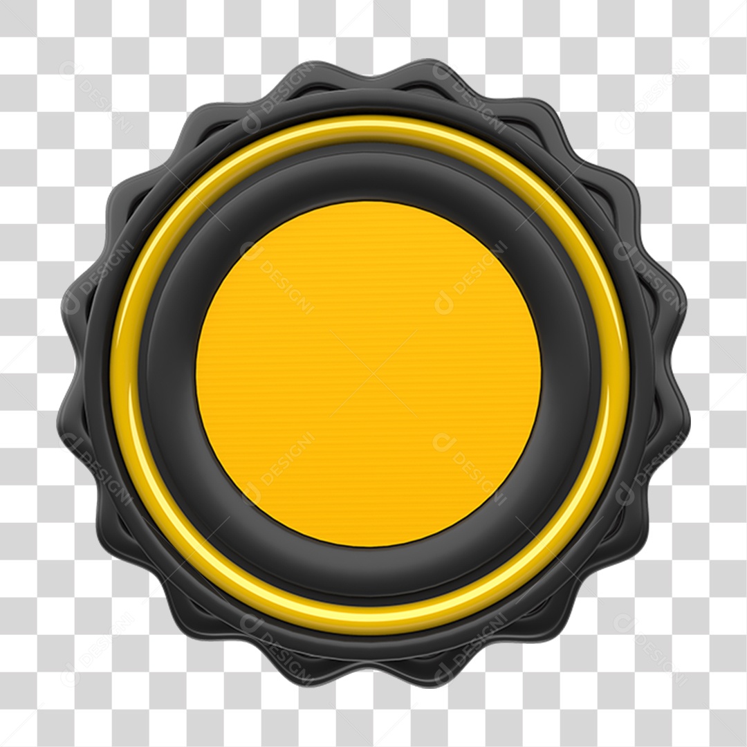 Placa Redonda PNG Transparente