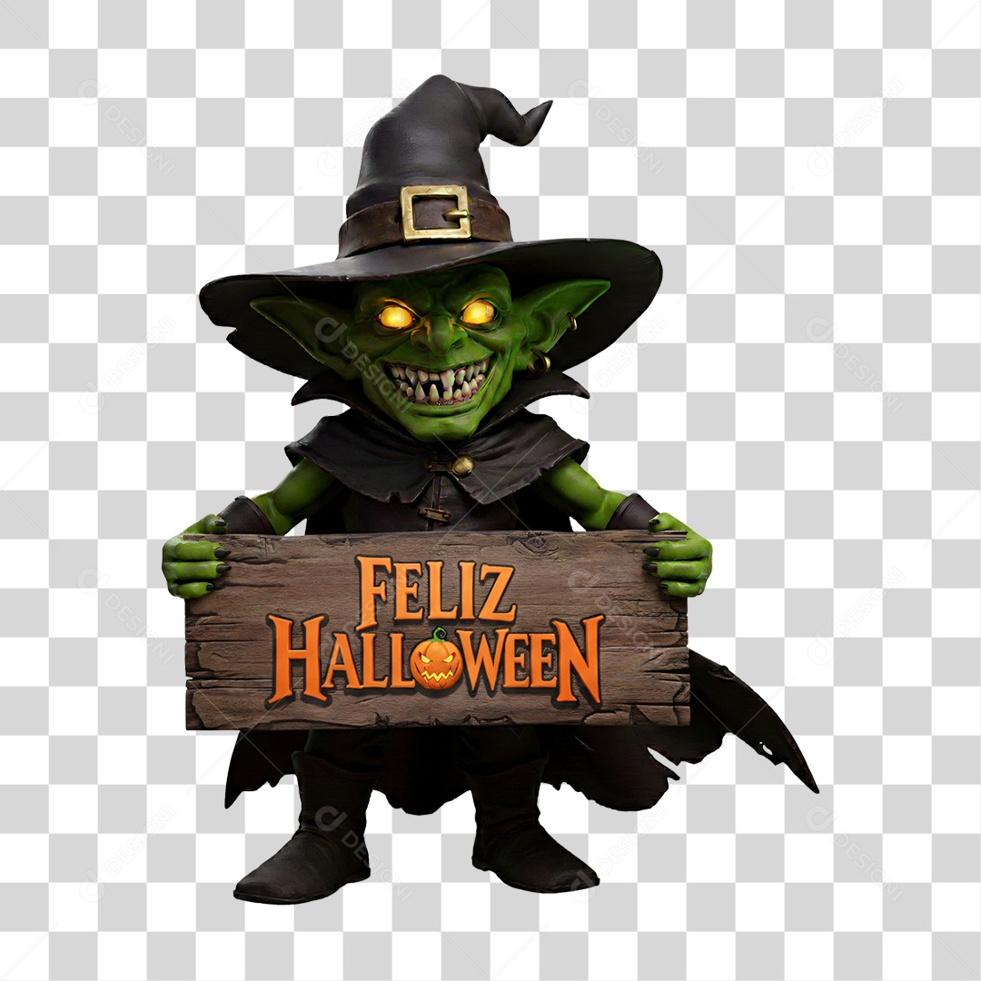 Duende de Halloween PNG Transparente
