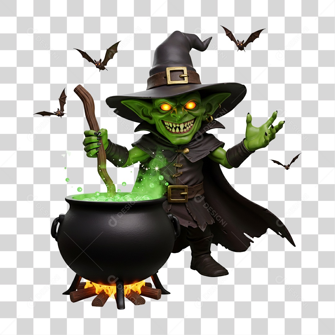 Duende de Halloween PNG Transparente