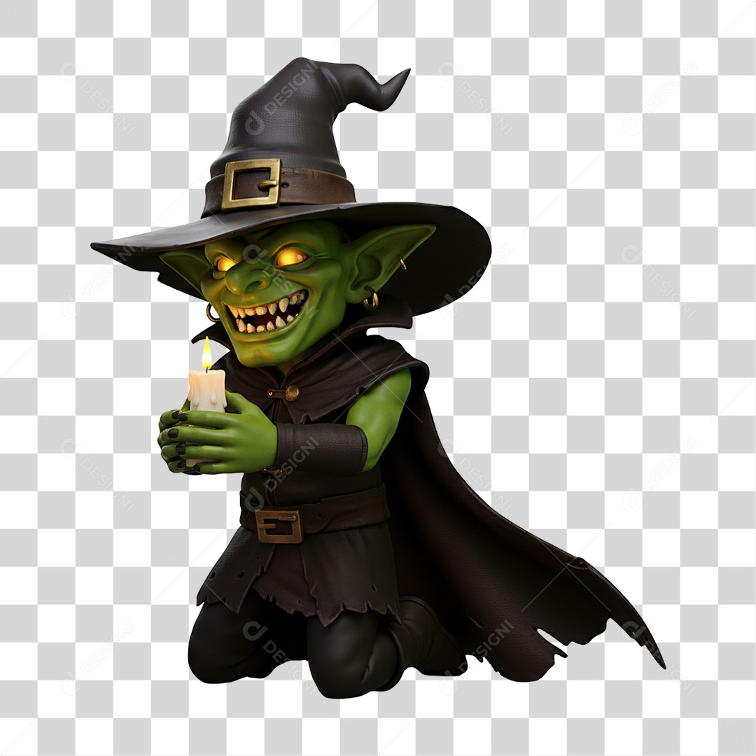 Duende de Halloween PNG Transparente