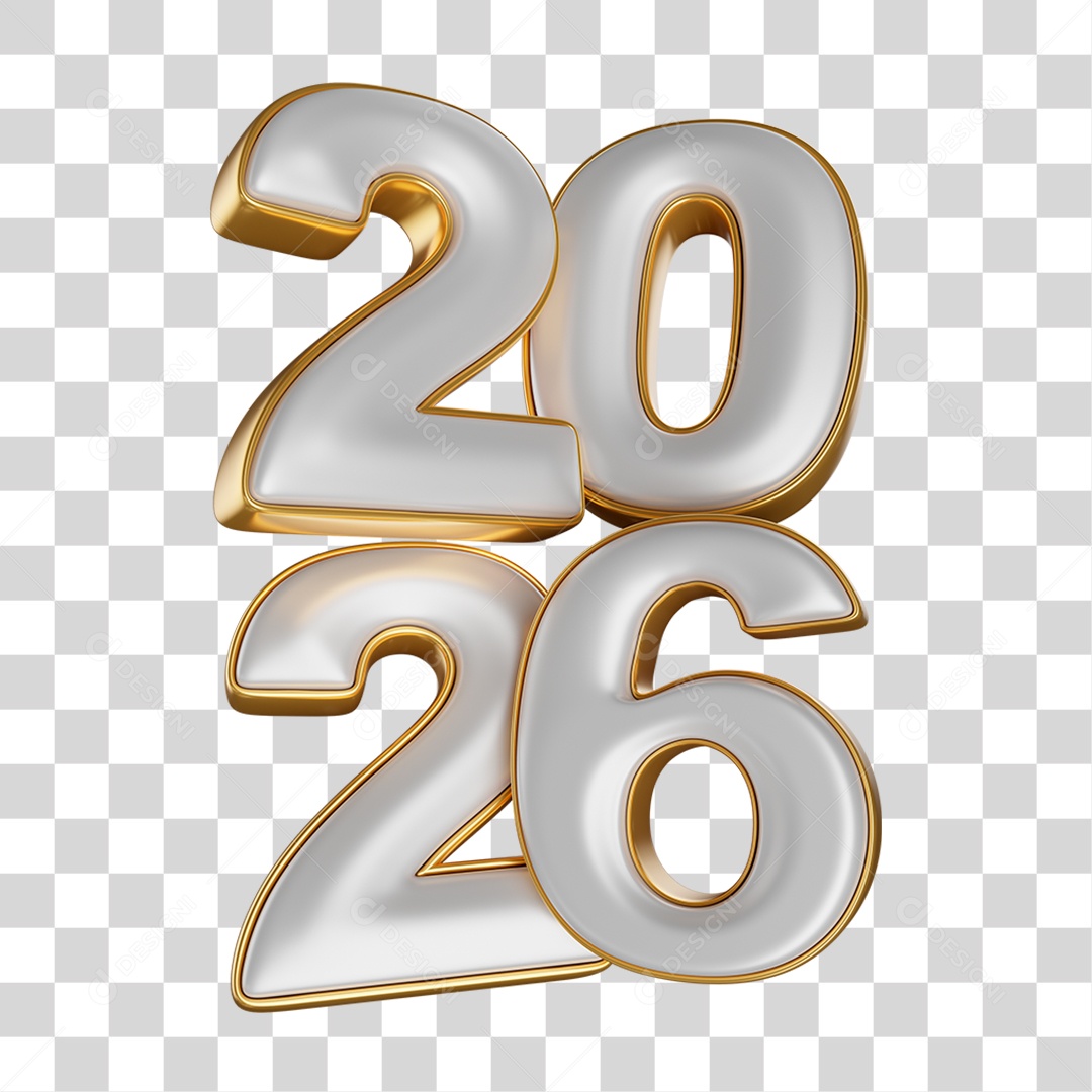 Balões de 2026 PNG Transparente