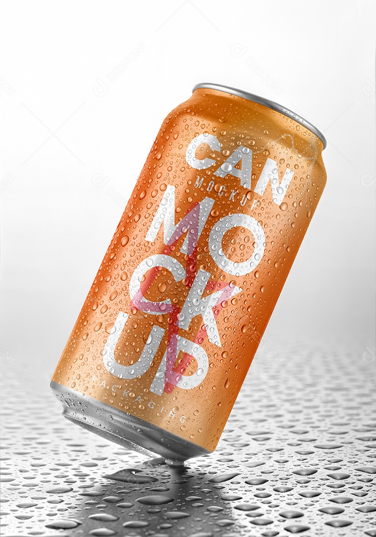 Mockup de Lata PSD Editável