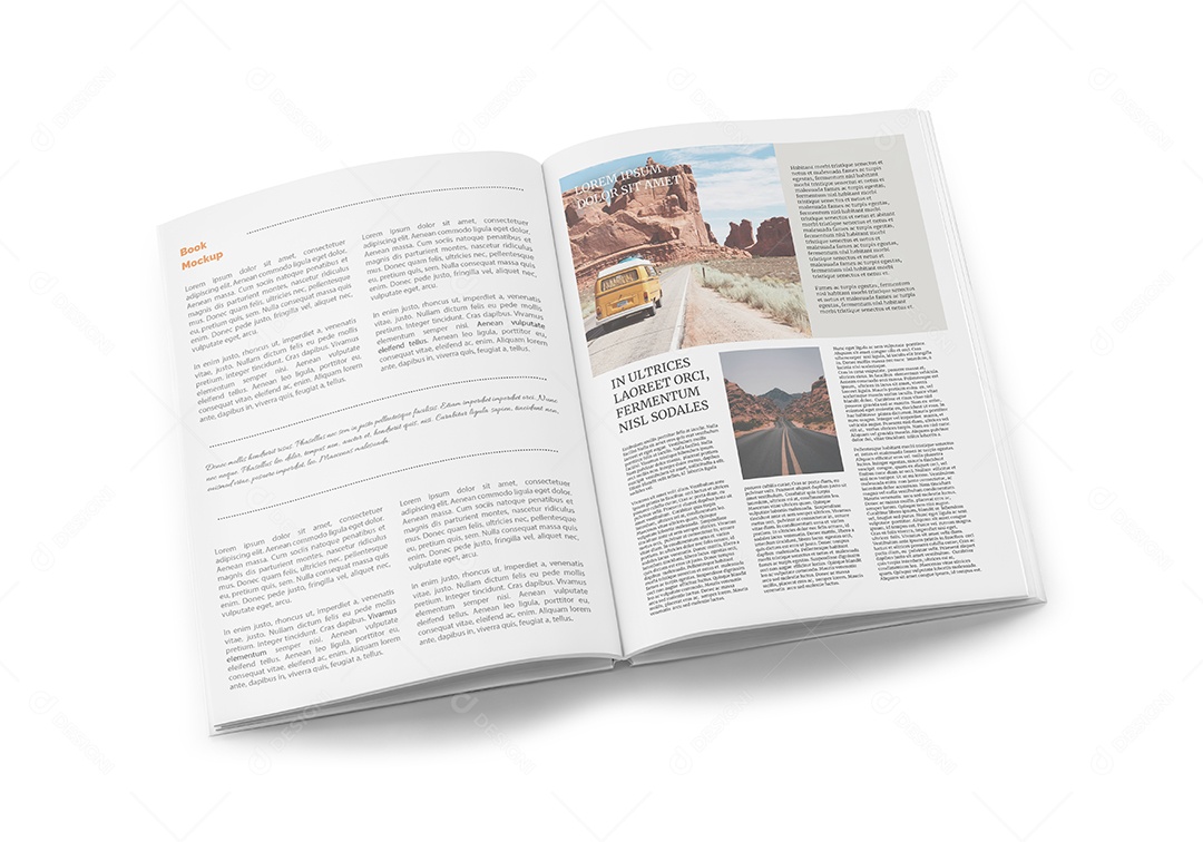 Mockup Revista PSD Editável