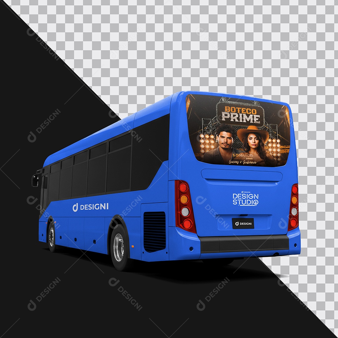 Mockup Busdoor PSD Editável