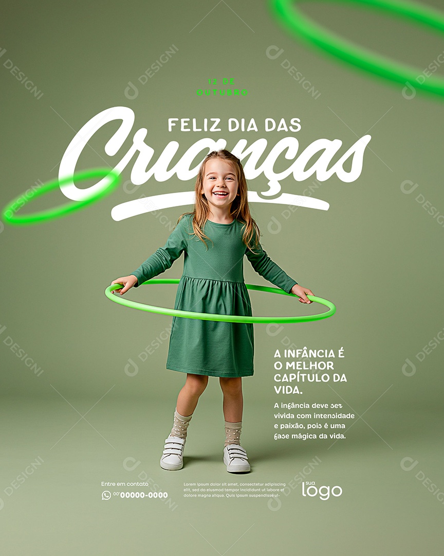 Feliz Dia das Crianças 12 de Outubro Social Media PSD Editável