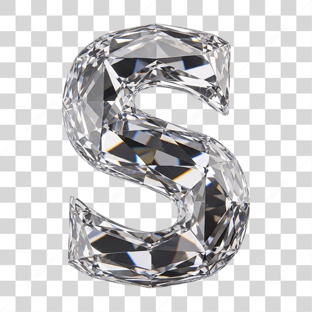 Letter S Diamond Alphabet Transparent PNG