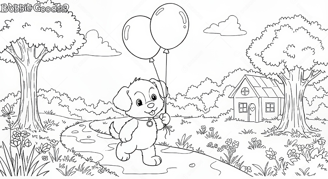 Desenho para colorir de animal.