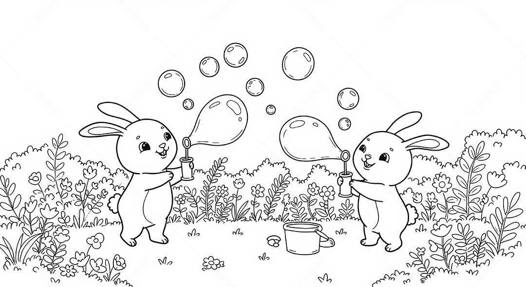 Desenho para colorir de animal.