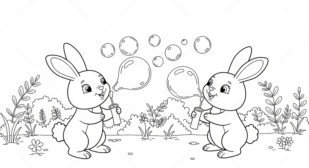 Desenho para colorir de animal.