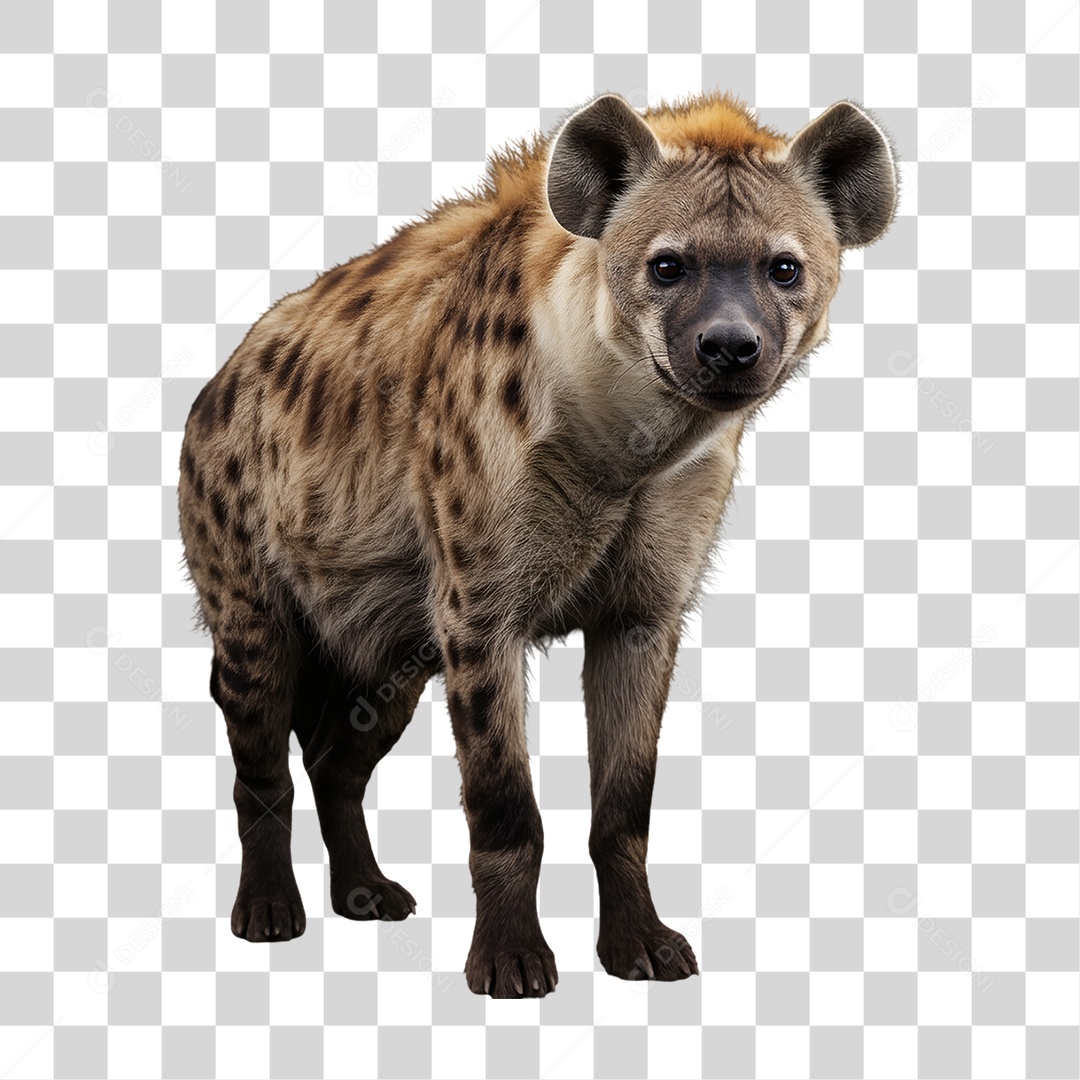 Hiena Animal Silvestre PNG Transparente