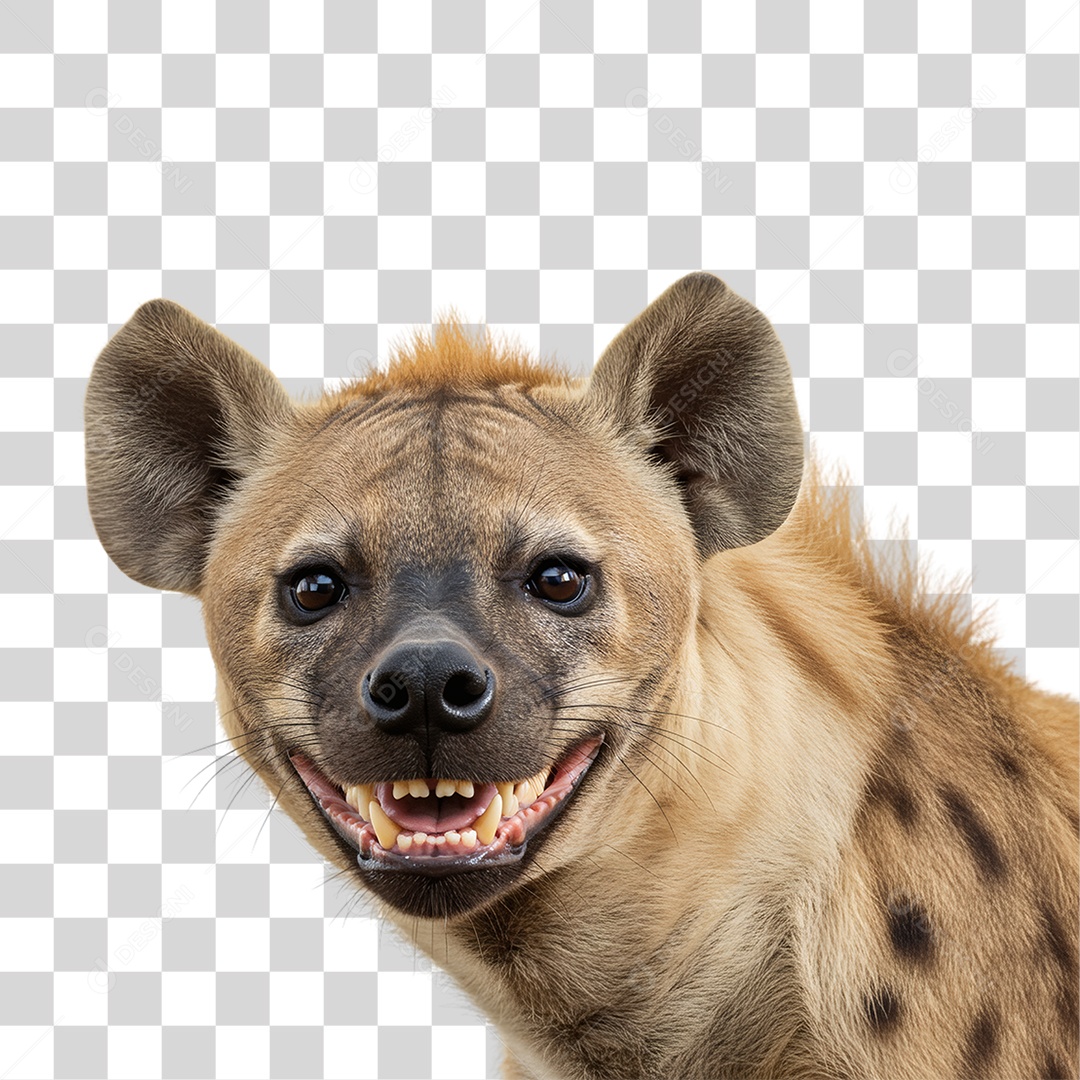 Hiena Animal Silvestre PNG Transparente