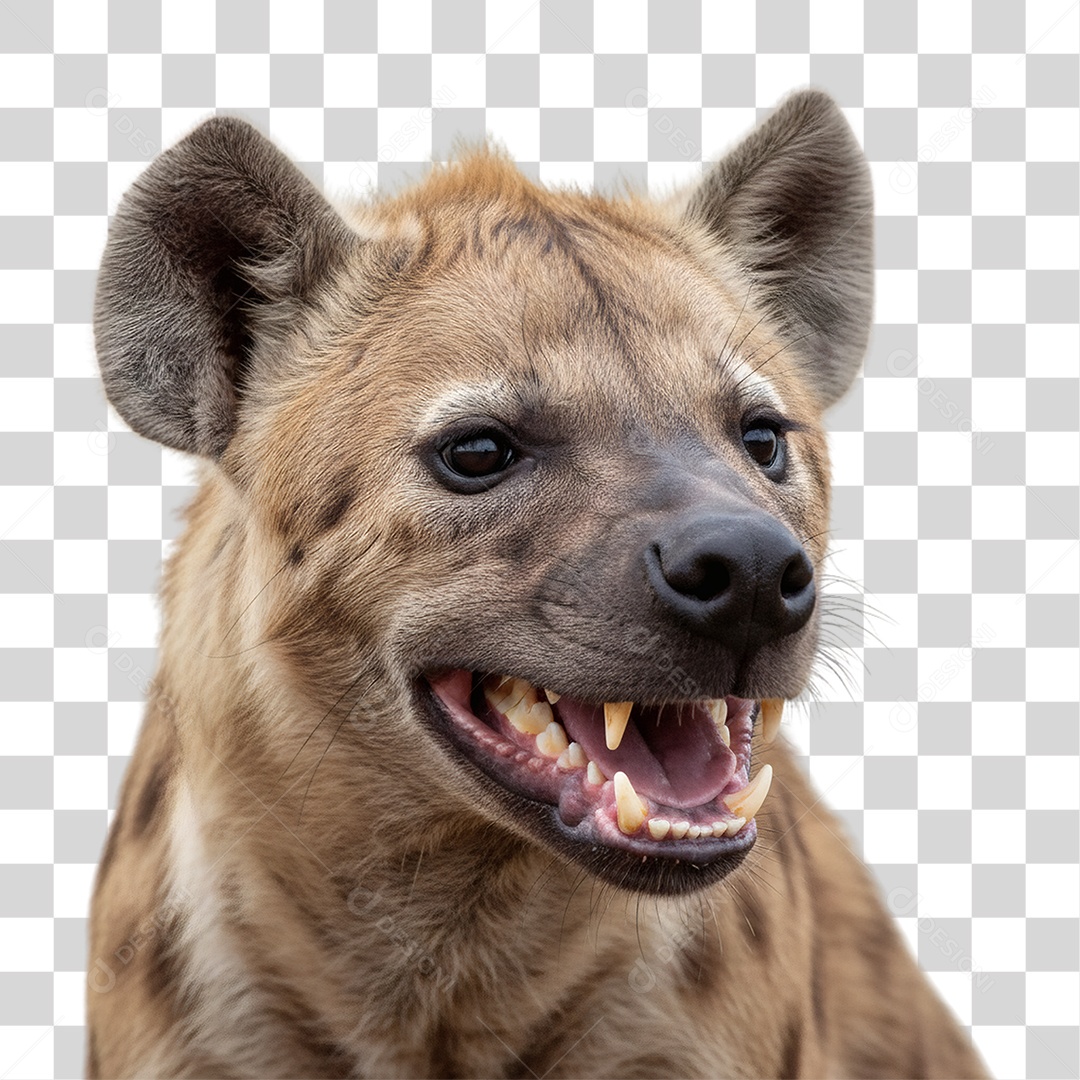 Hiena Animal Silvestre PNG Transparente