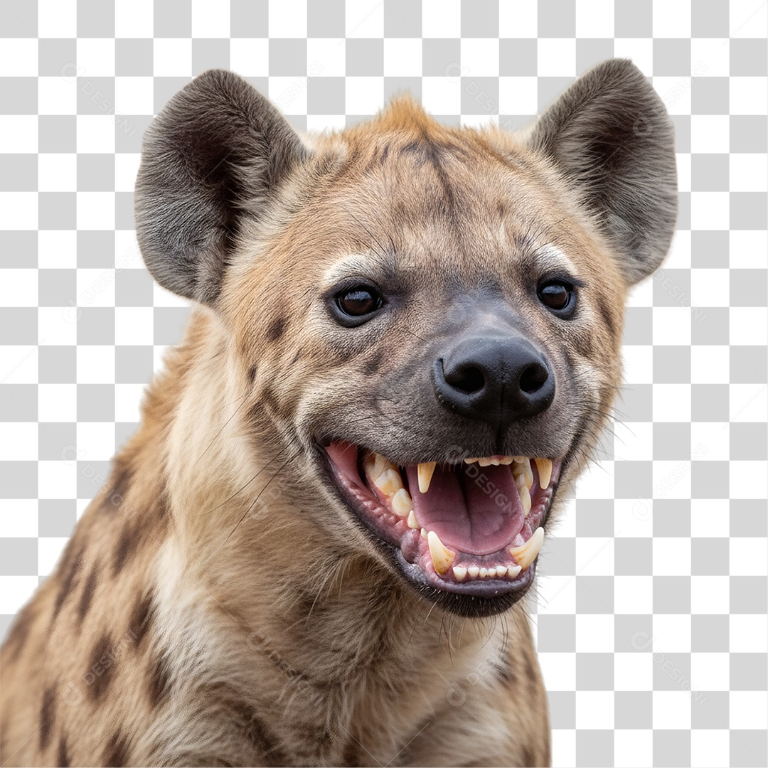 Hiena Animal Silvestre PNG Transparente