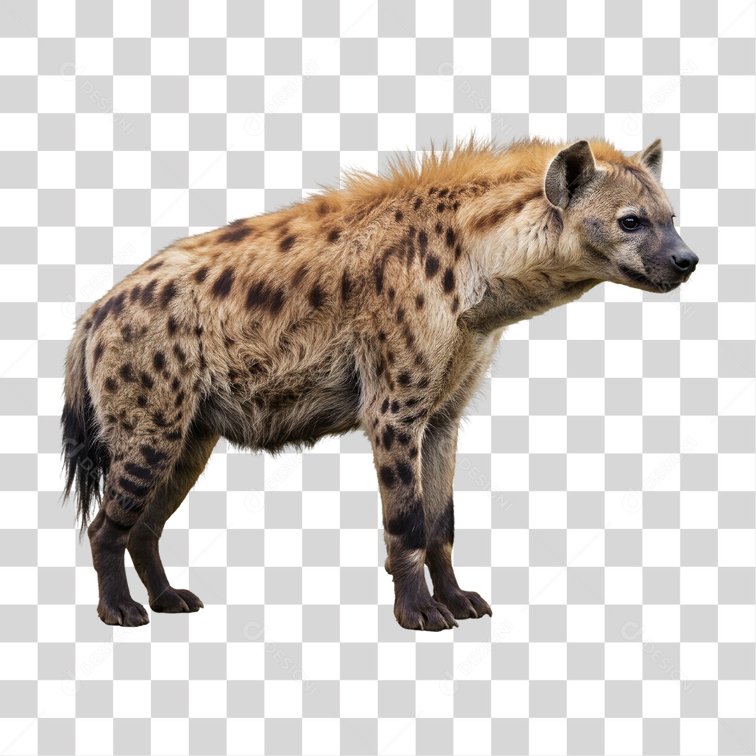 Hiena Animal Silvestre PNG Transparente