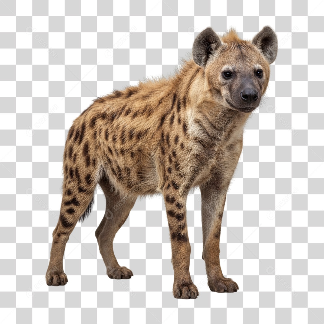 Hiena Animal Silvestre PNG Transparente