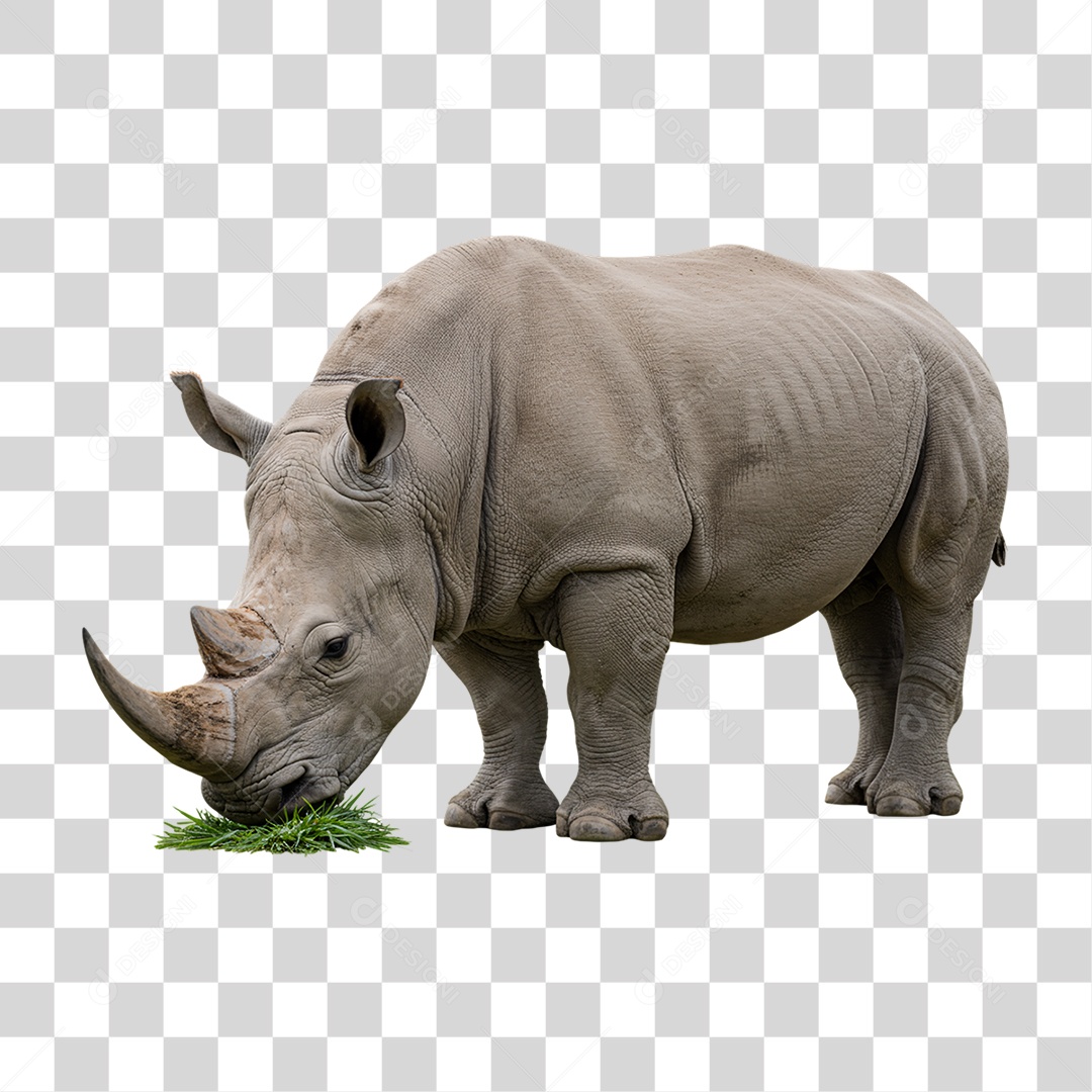 Rinoceronte Animal Silvestre PNG Transparente