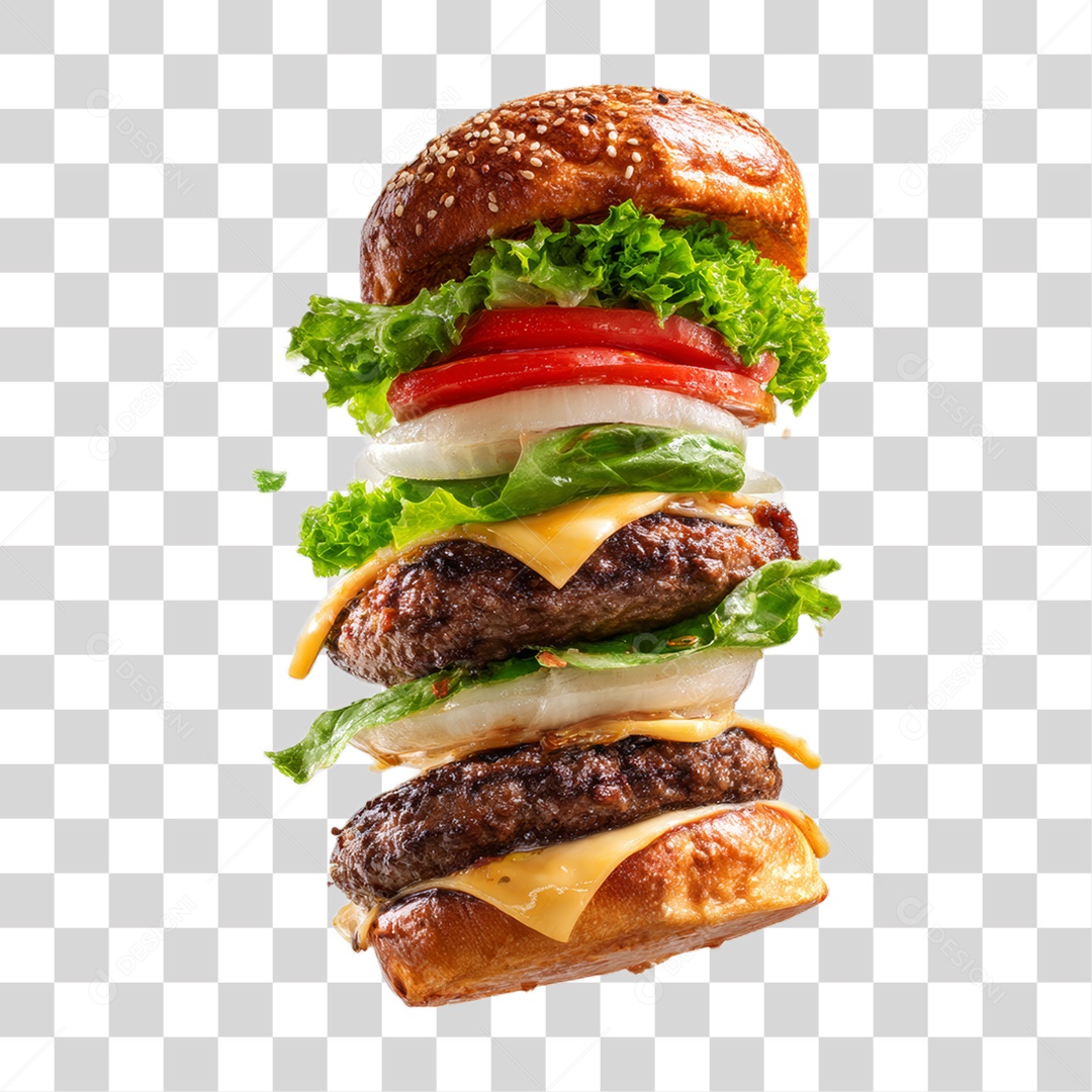 Hambúrguer Lanche Sanduiche PNG Transparente