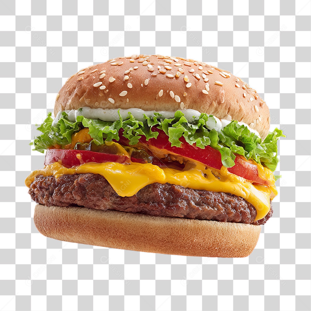Hambúrguer Lanche Sanduiche PNG Transparente
