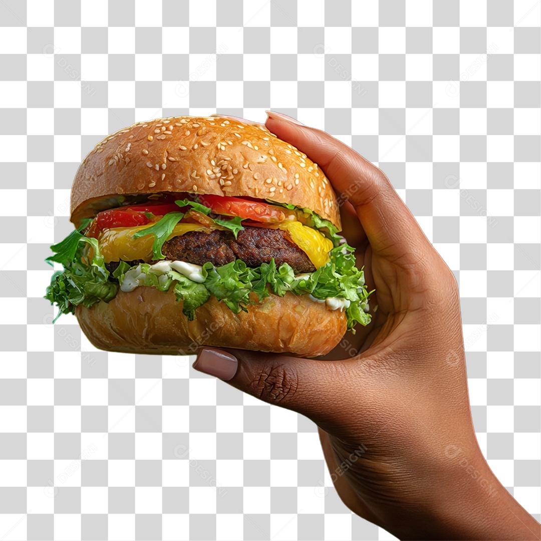 Hambúrguer Lanche Sanduiche PNG Transparente