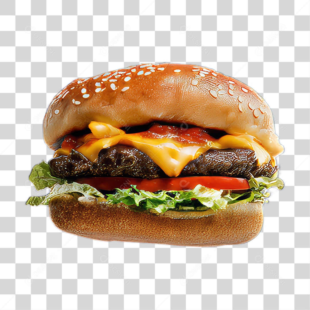 Hambúrguer Lanche Sanduiche PNG Transparente