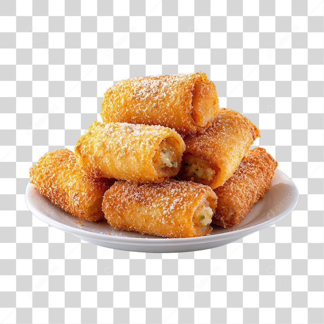 Salgados Fritos Lanches PNG Transparente