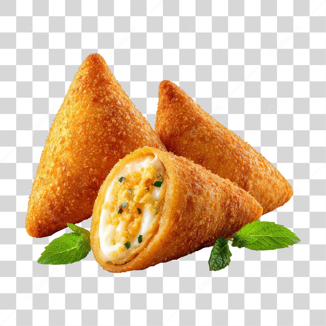 Salgados Fritos Lanches PNG Transparente