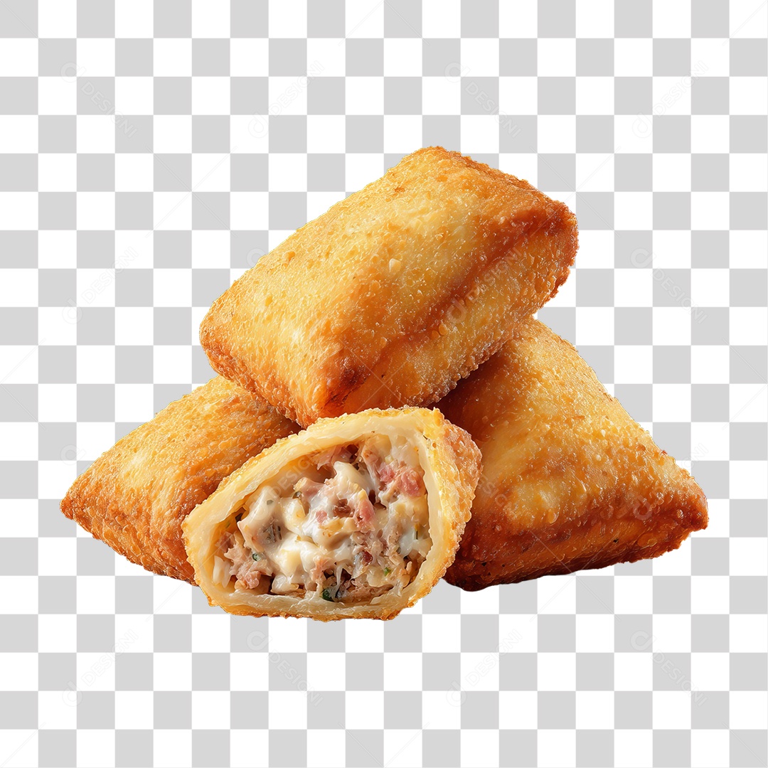 Salgados Fritos Lanches PNG Transparente