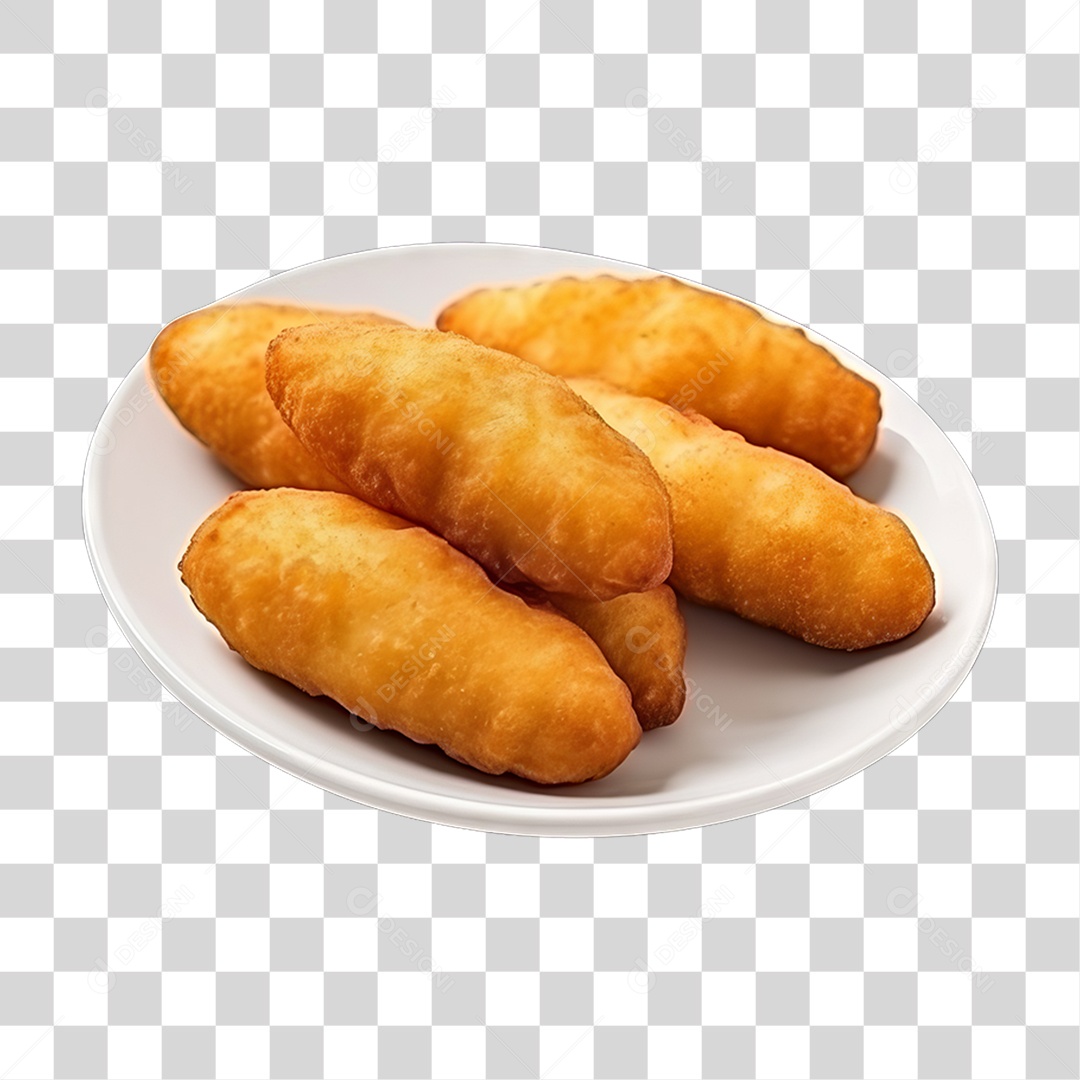Salgados Fritos Lanches PNG Transparente