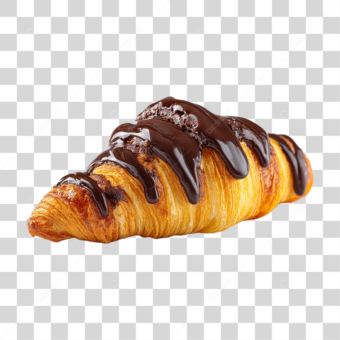 Croissant Salgado Assado PNG Transparente