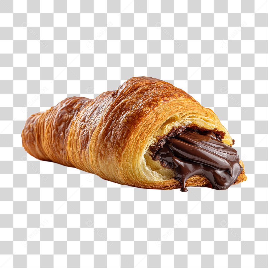 Croissant Salgado Assado PNG Transparente