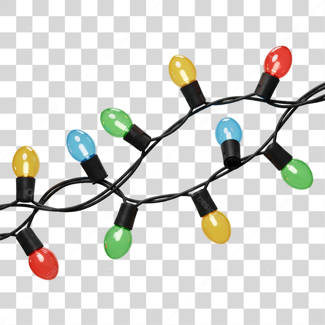 Pisca Pisca Decoração de Natal PNG Transparente