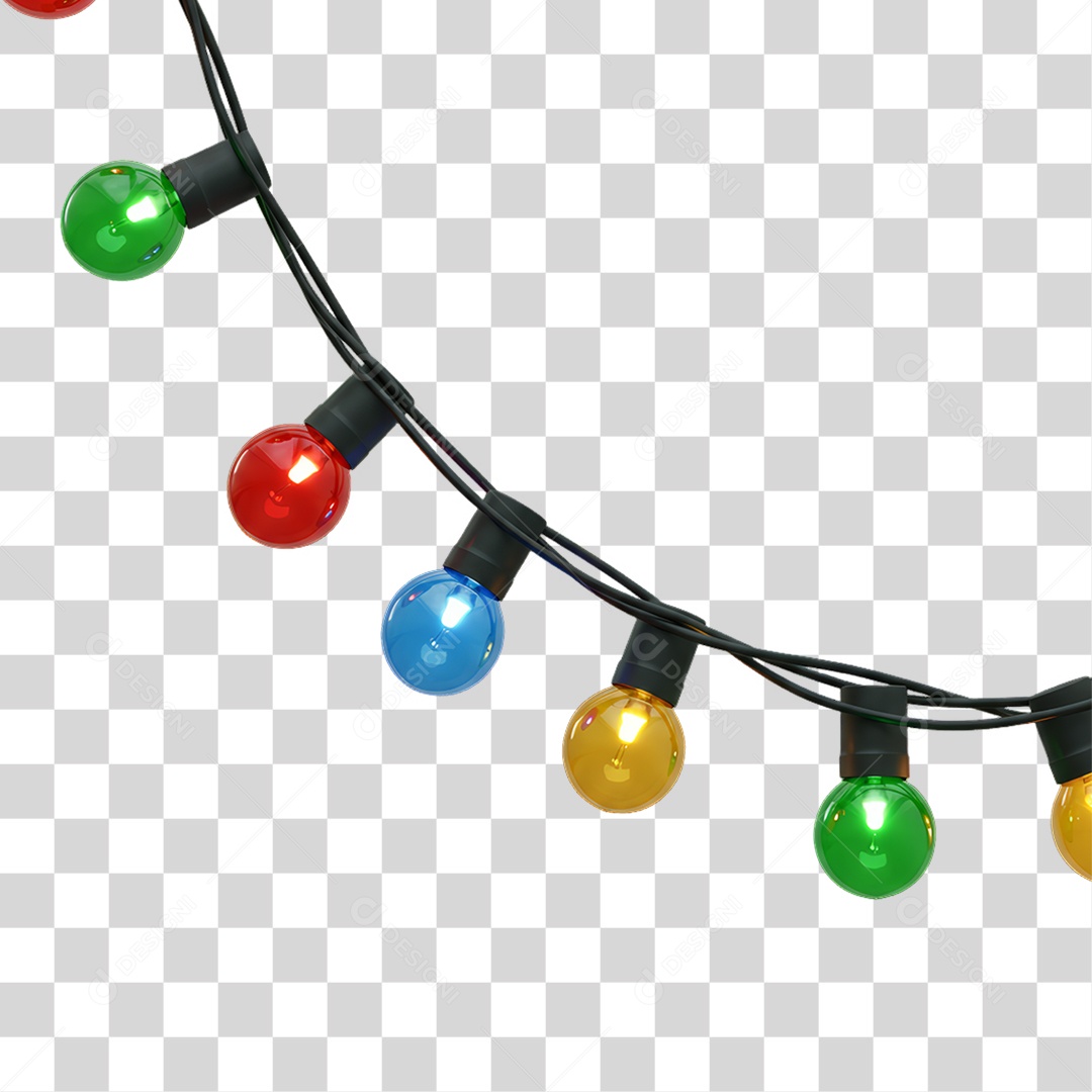 Pisca Pisca Decoração de Natal PNG Transparente