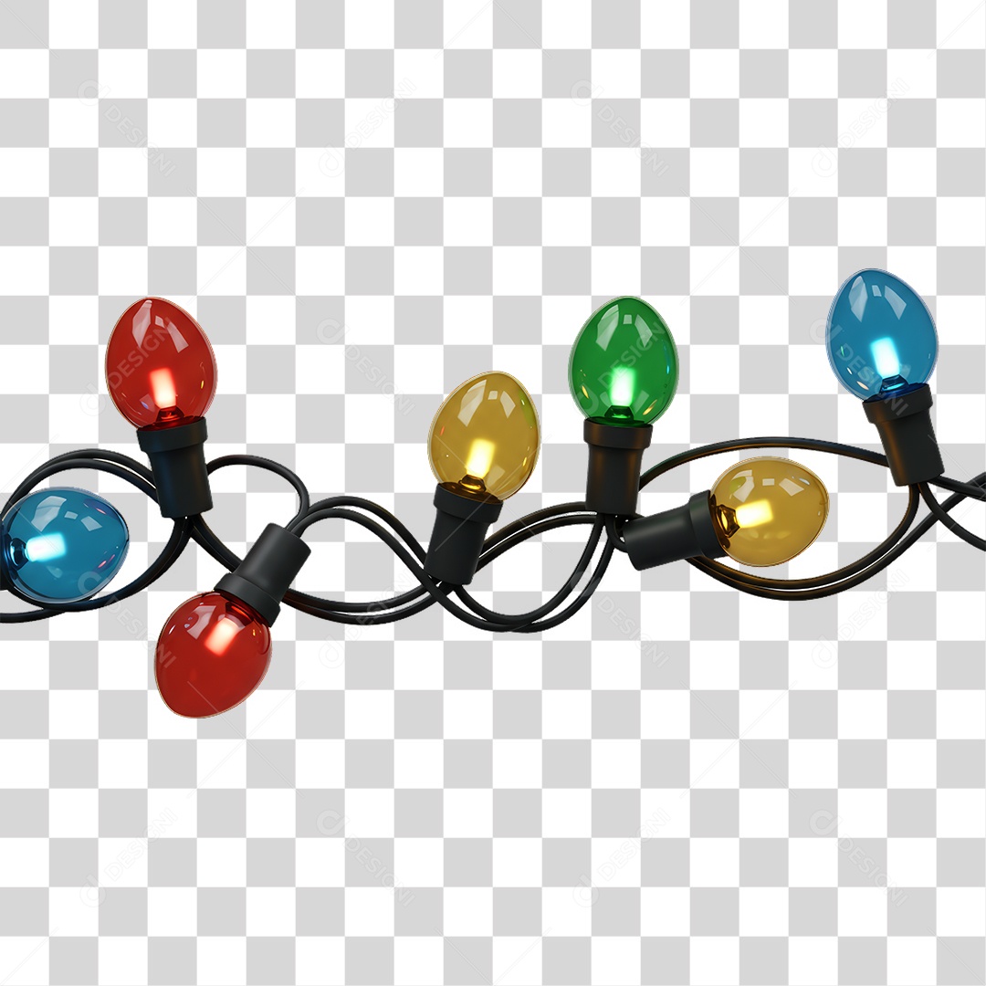 Pisca Pisca Decoração de Natal PNG Transparente