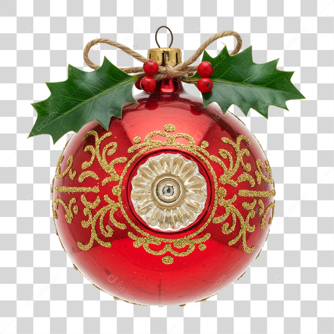 Bolas Enfeite Decoração de Natal PNG Transparente