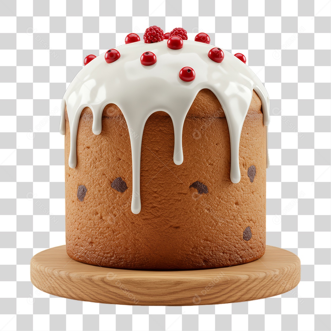 Panetone de Natal PNG Transparente