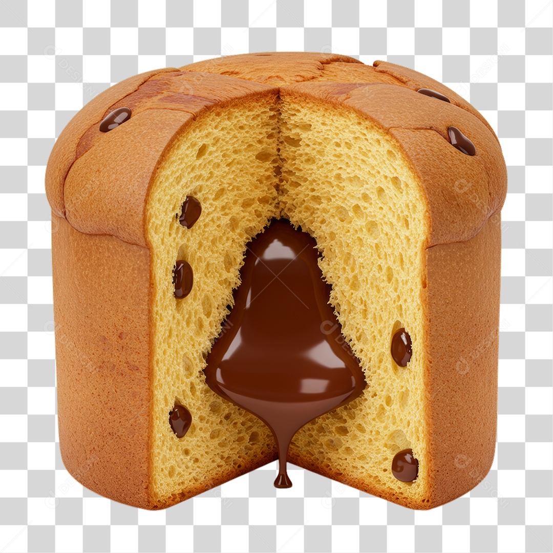 Panetone de Natal PNG Transparente