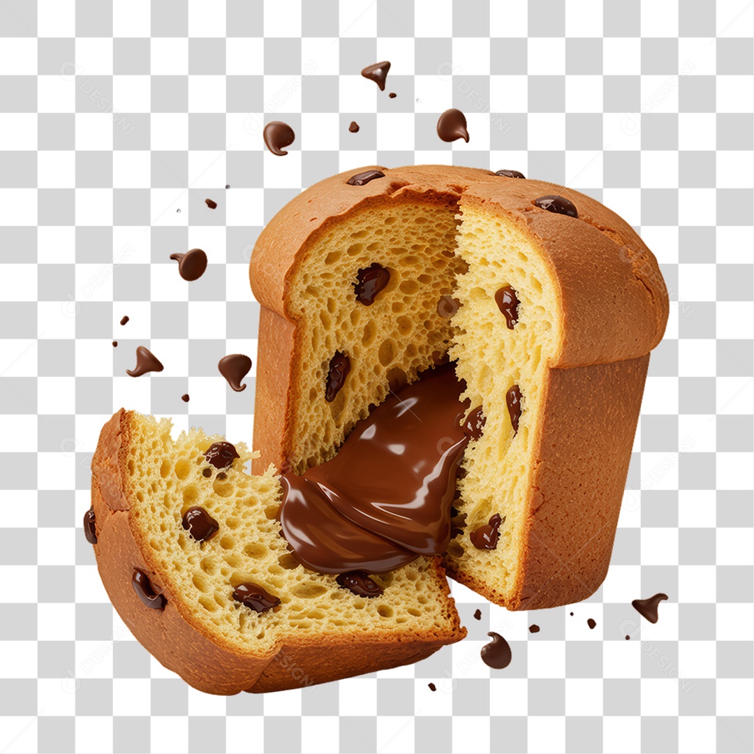 Panetone de Natal PNG Transparente