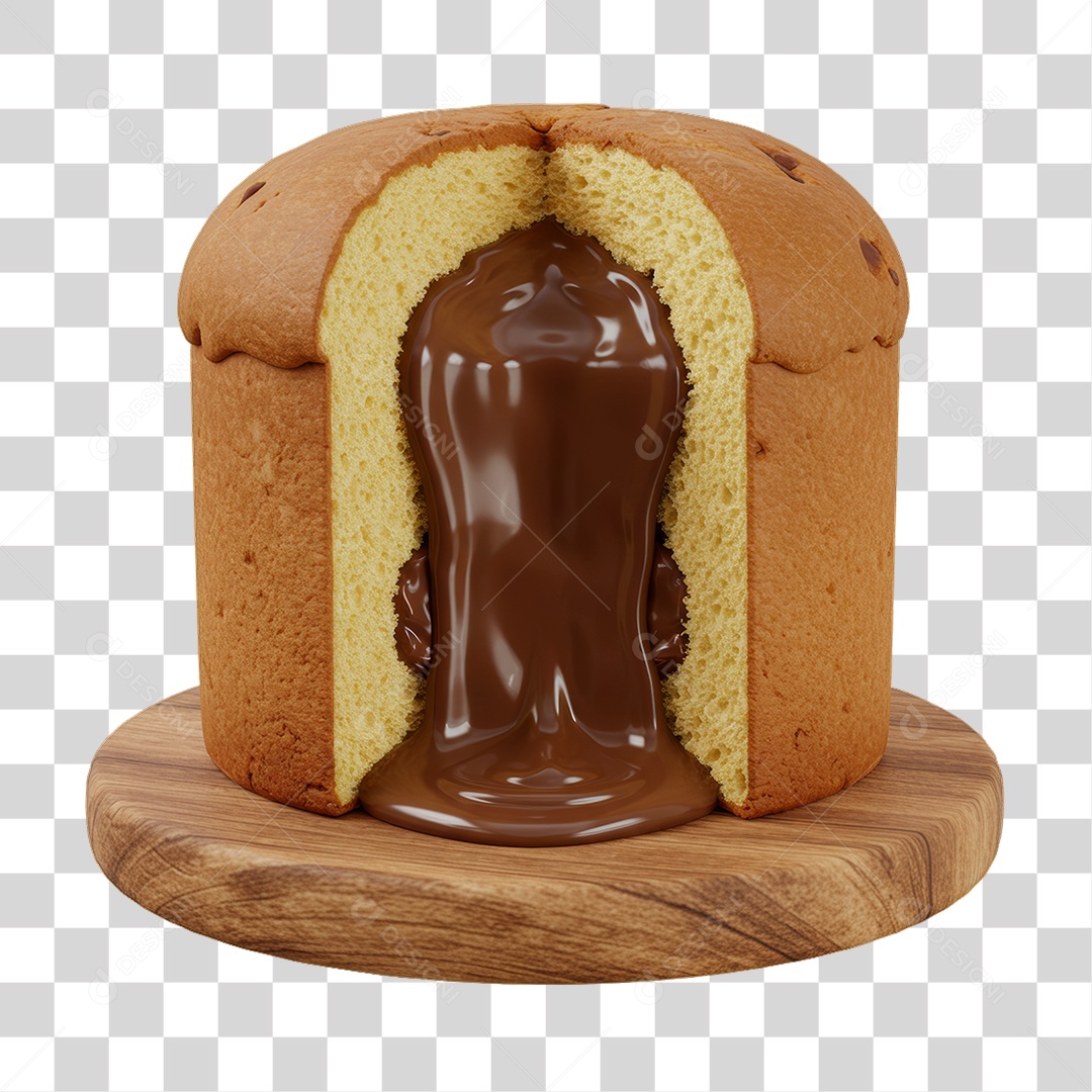 Panetone de Natal PNG Transparente