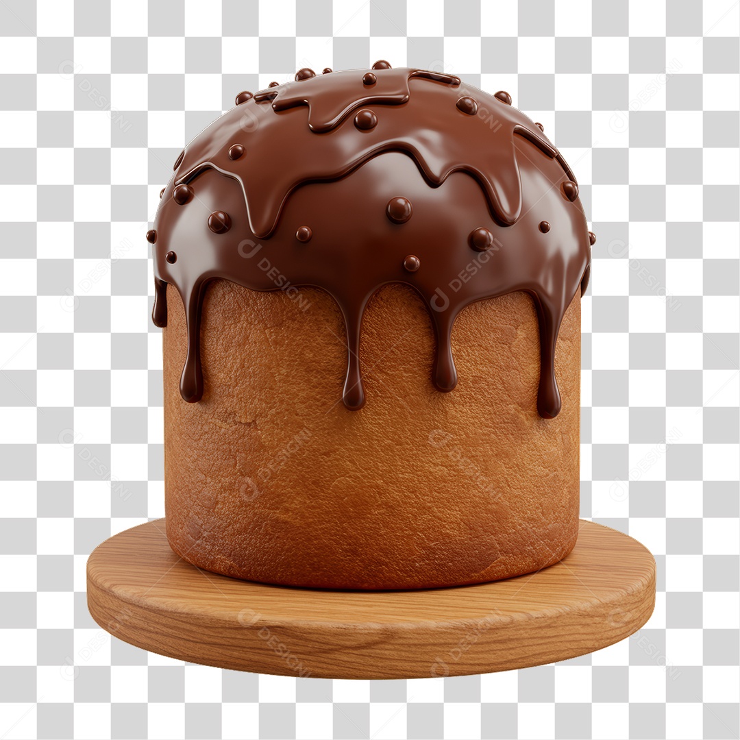 Panetone de Natal PNG Transparente