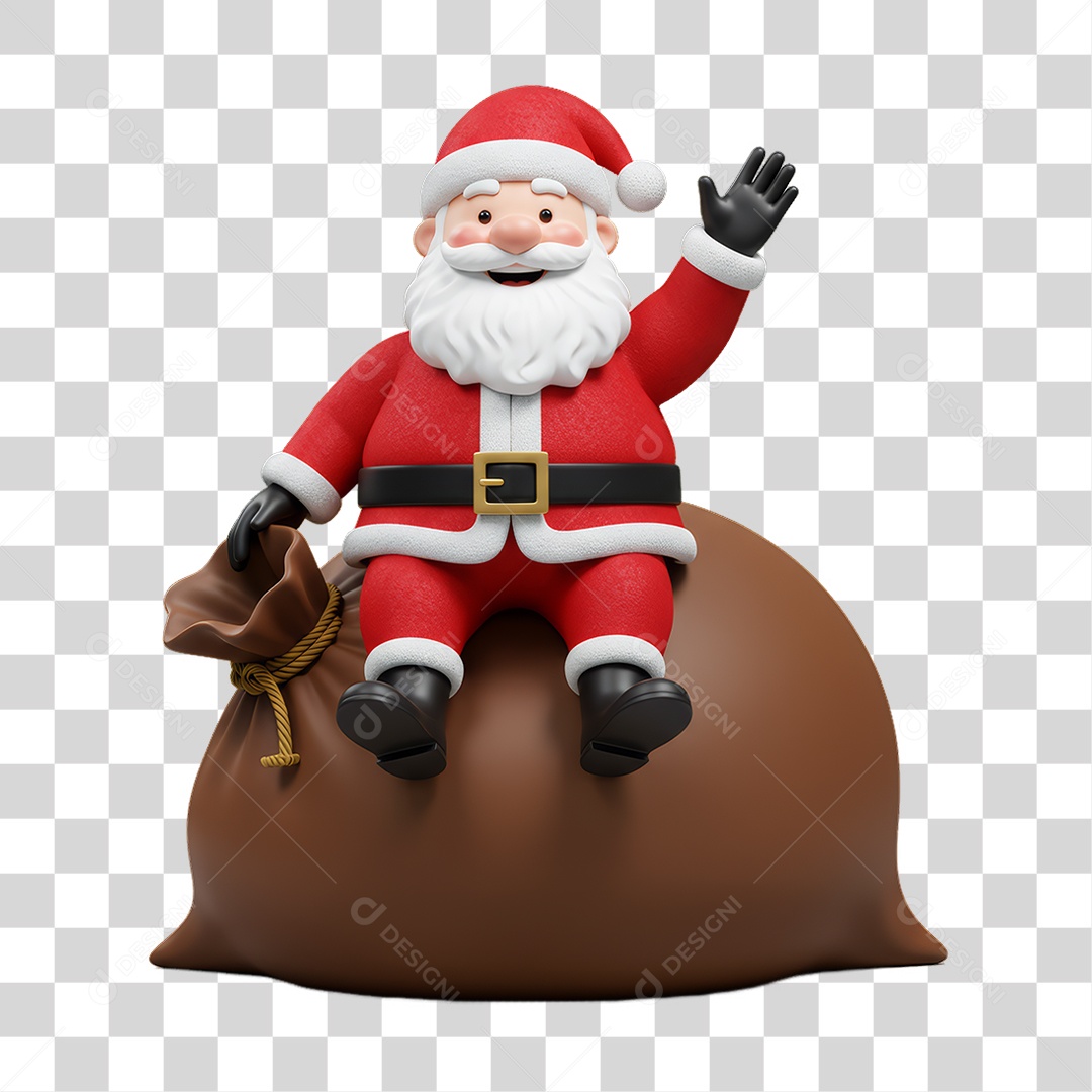 Boneco Papai Noel Natal PNG Transparente