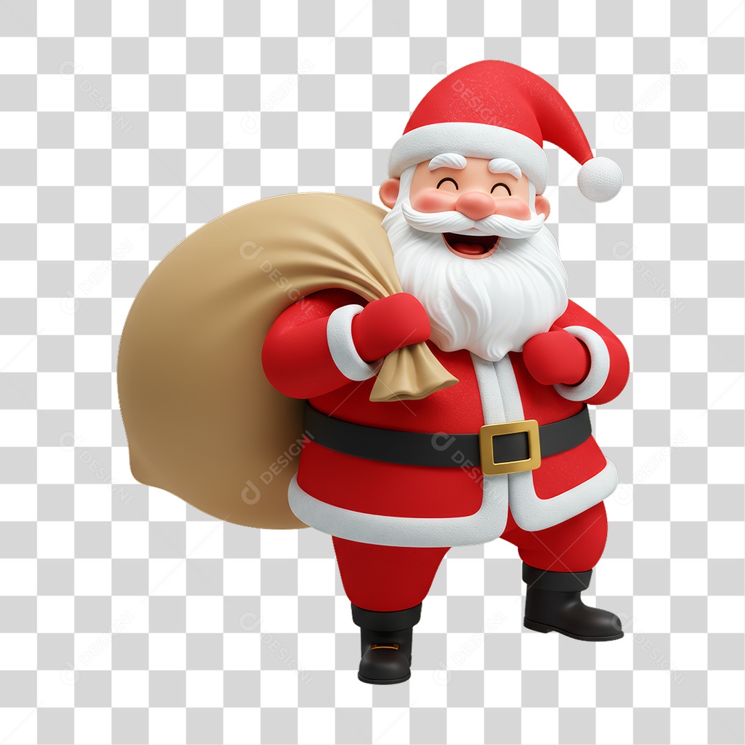 Boneco Papai Noel Natal PNG Transparente